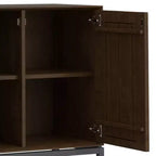 Bahut 4 portes WyndenHall Devlin marron noyer