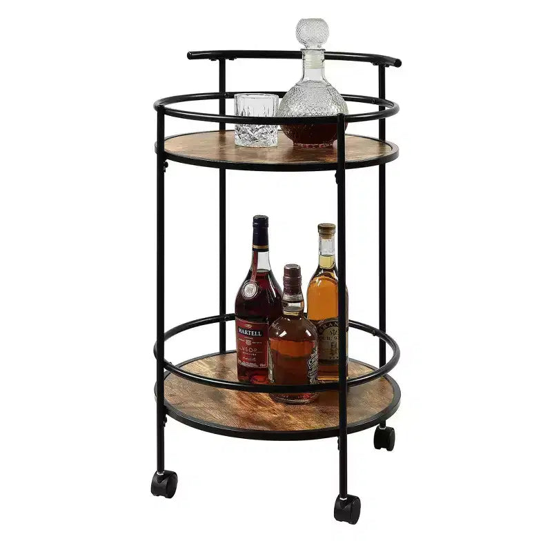 Dessertes de service Charlie Designs2Go Breighton Home en bois de grange/noir