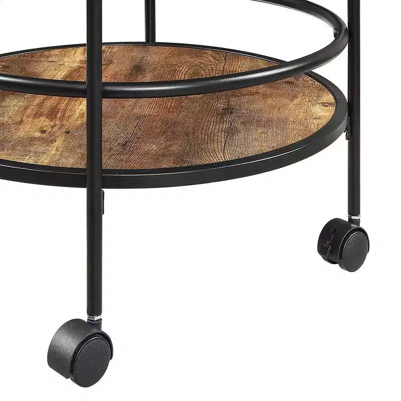 Dessertes de service Charlie Designs2Go Breighton Home en bois de grange/noir
