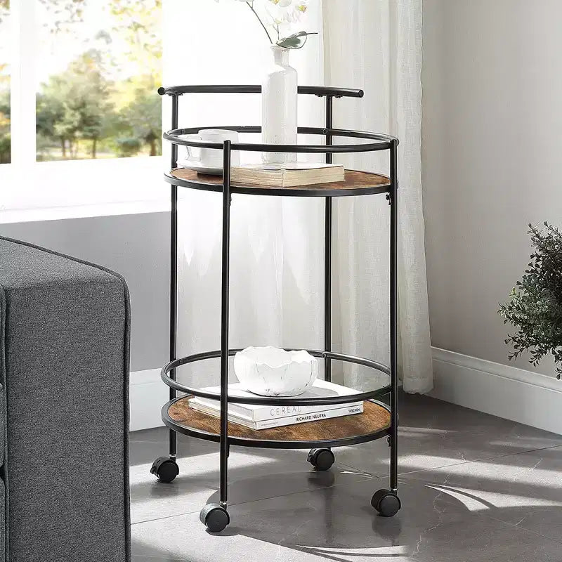 Dessertes de service Charlie Designs2Go Breighton Home en bois de grange/noir