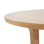 Christopher Knight Home Andrew Table à manger ronde rustique avec cadre entrecroisé 48 po chêne naturel