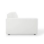 Canapé Sectionnel Accoudoir Droit Blanc - Modway : Rembourré, Design Minimaliste, Capacité 200 kg