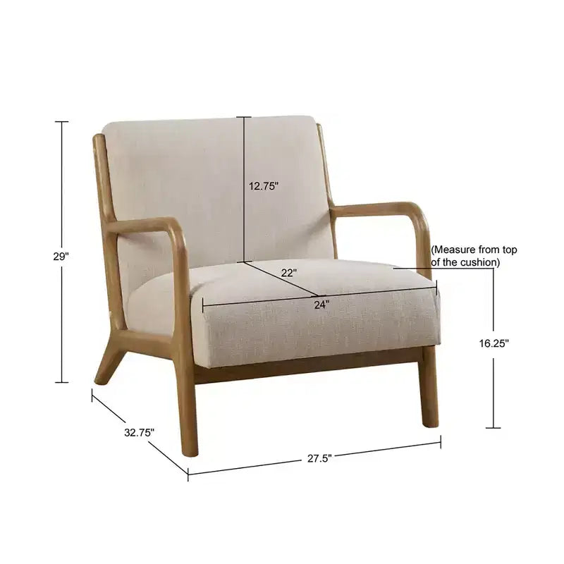 Fauteuil Novak Ink+Ivy crème