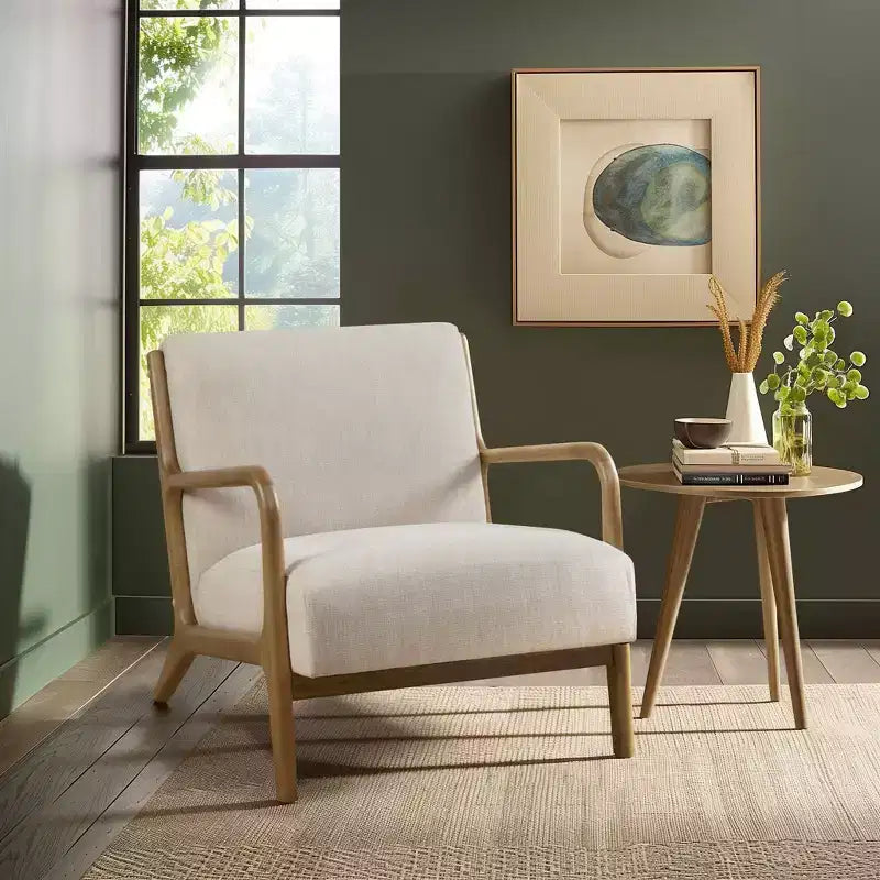 Fauteuil Novak Ink+Ivy crème