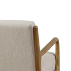 Fauteuil Novak Ink+Ivy crème