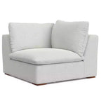 WyndenHall Marlee Canapé d'angle et ottoman gris nuage