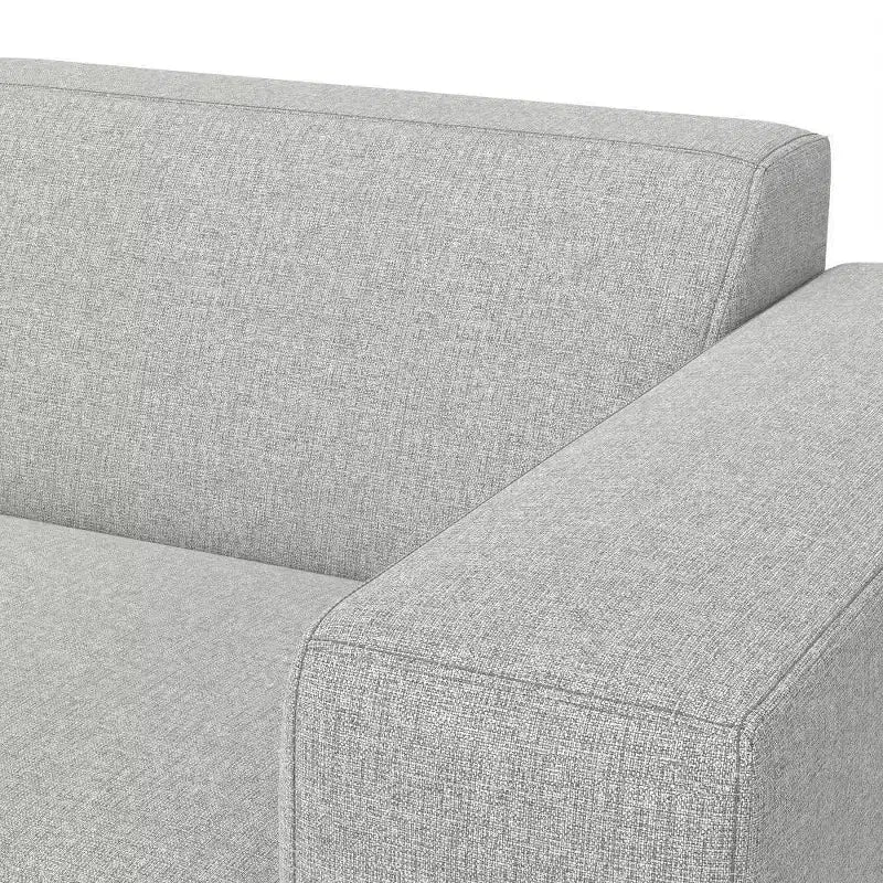 WyndenHall Biggs Module Accoudoir Droit Gris Pâle