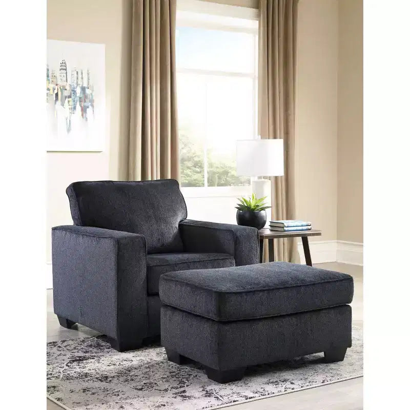 Fauteuil d'appoint Altari Slate : Rembourrage moelleux contemporain, aucun assemblage requis - Signature Design by Ashley