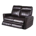 Steve Silver Co. Coachella Power Recliner Loveseat Brown: Upholstered Leather, Iron Frame, 2-Seater
