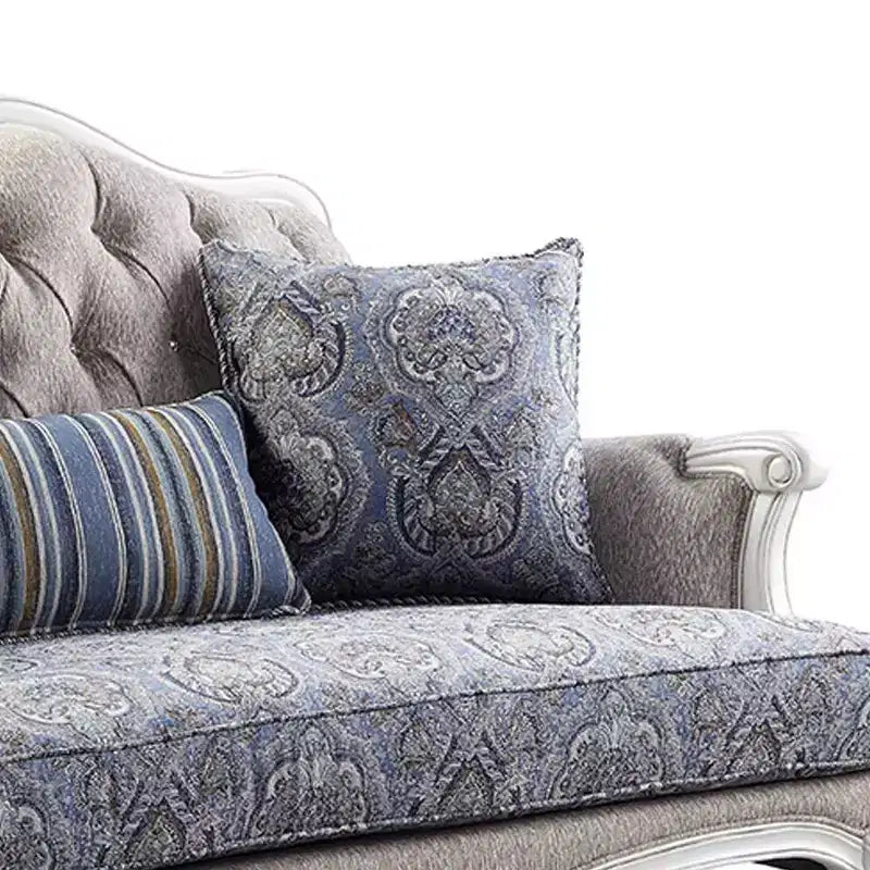 Canapé Ciddrenar Acme Furniture, finition blanche