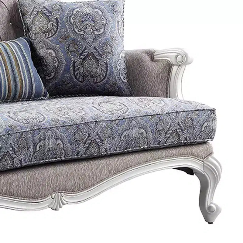 Canapé Ciddrenar Acme Furniture, finition blanche