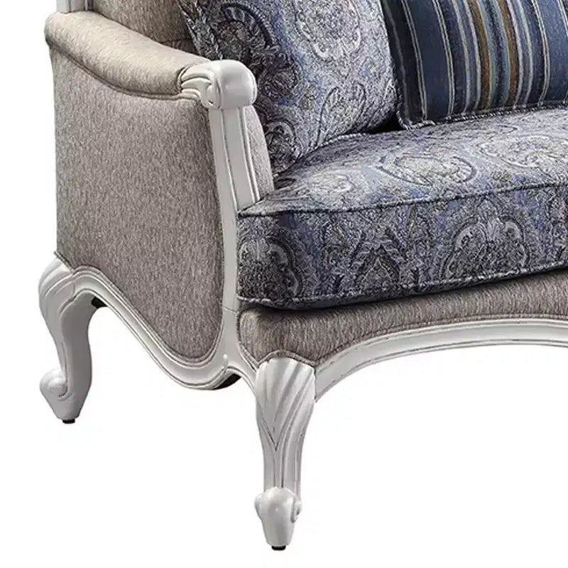 Canapé Ciddrenar Acme Furniture, finition blanche