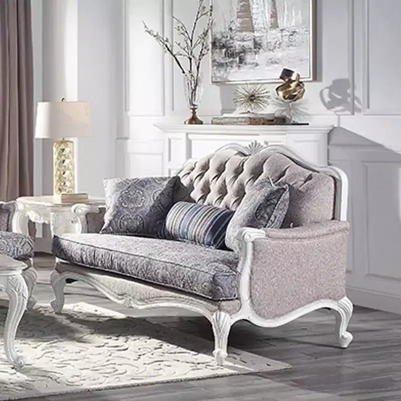 Canapé Ciddrenar Acme Furniture, finition blanche
