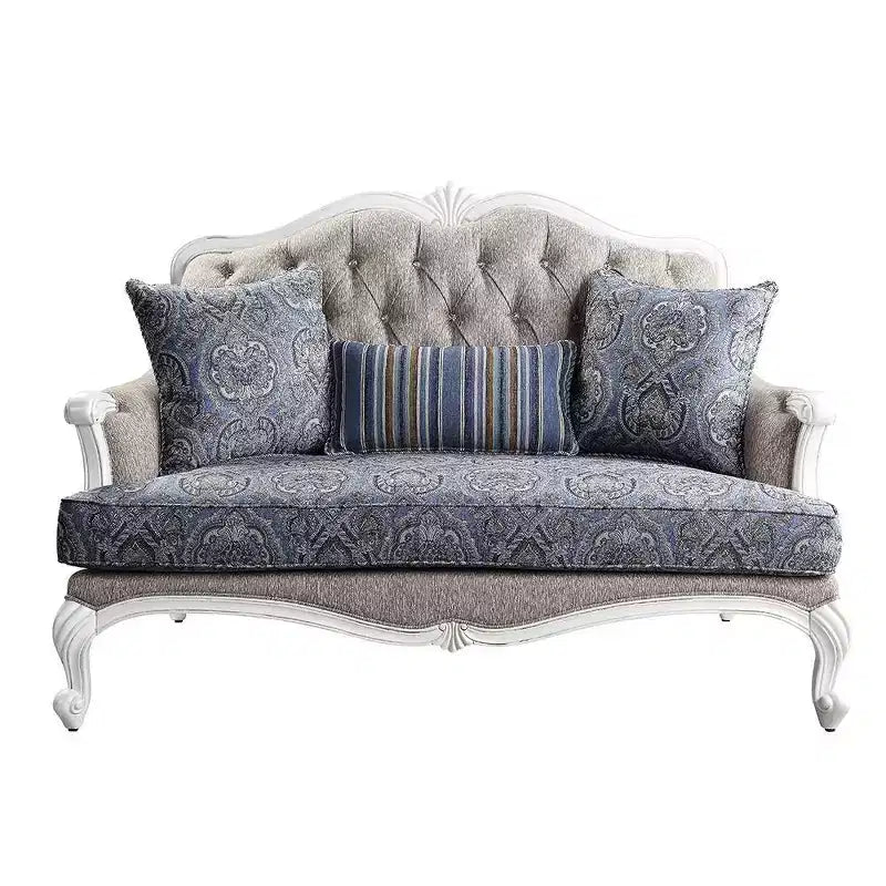 Canapé Ciddrenar Acme Furniture, finition blanche