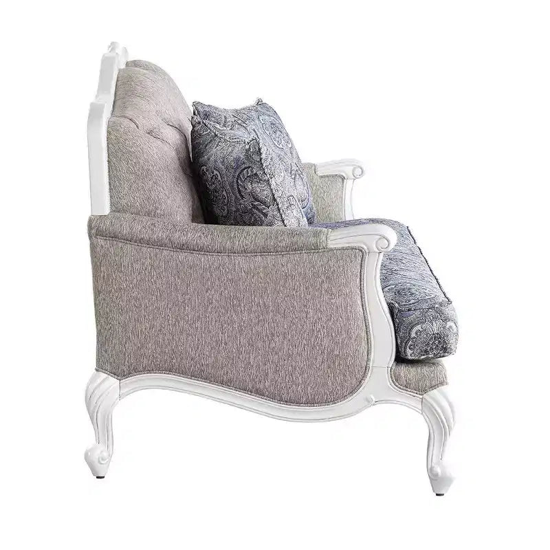 Canapé Ciddrenar Acme Furniture, finition blanche