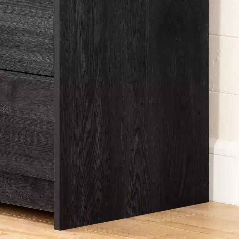 Commode double 6 tiroirs chêne gris Tassio South Shore