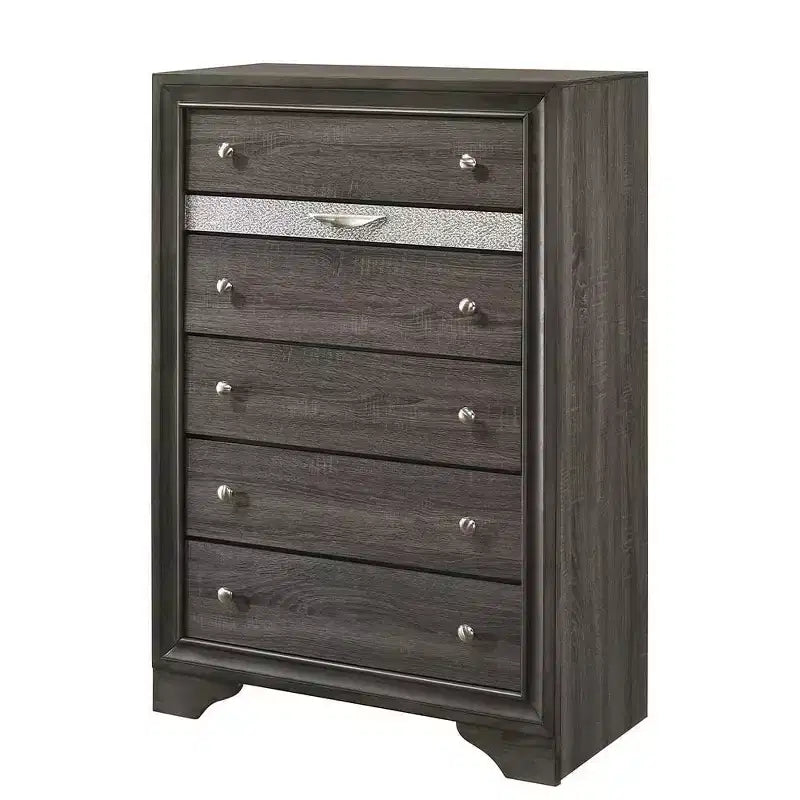 Commode Naima Acme Furniture, finition grise