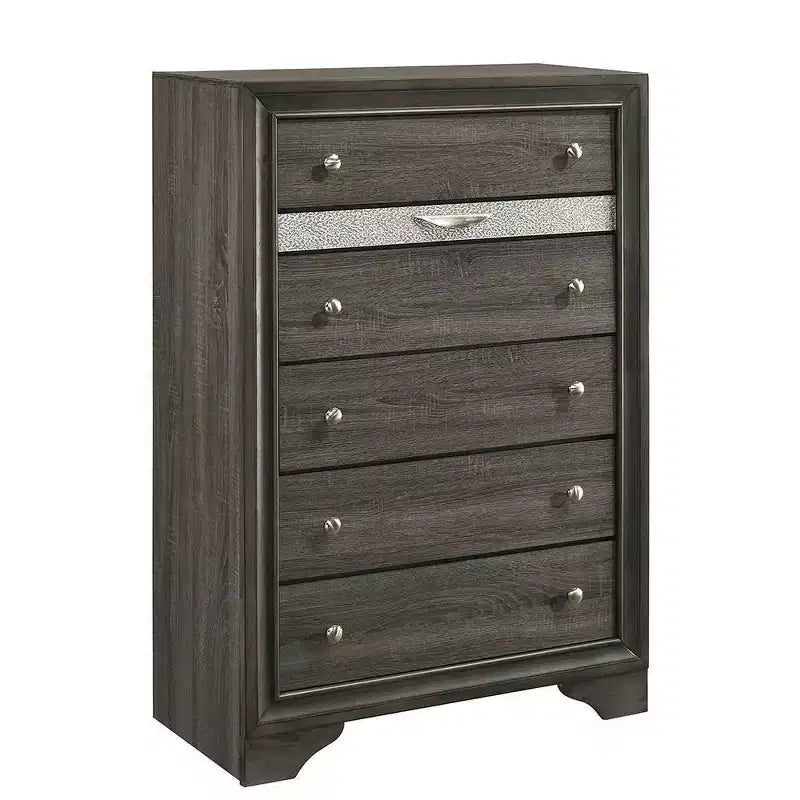 Commode Naima Acme Furniture, finition grise