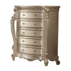 Commode Picardy 46 po Perle antique - Acme Furniture : style européen, 5 tiroirs, aucun assemblage requis