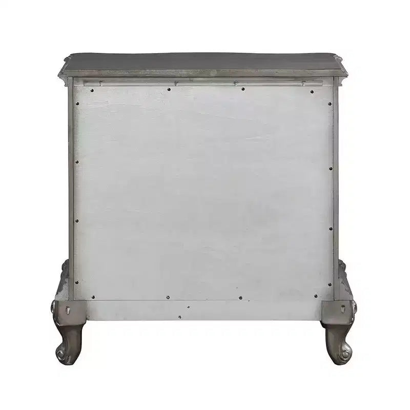 Table de chevet Ariadne Acme Furniture, finition platine antique