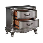 Table de chevet Ariadne Acme Furniture, finition platine antique