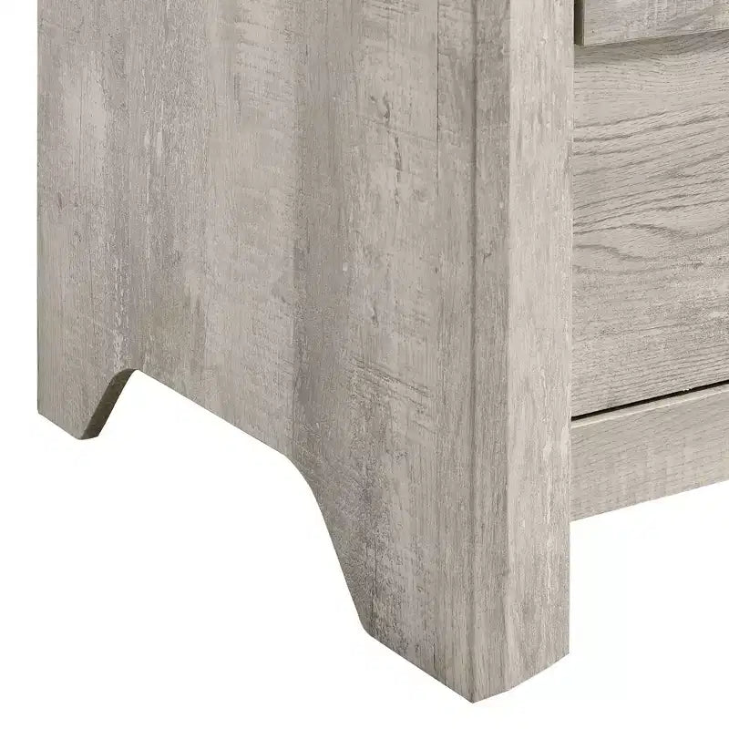Table de chevet 2 tiroirs Keely Blanc - Picket House Furnishings