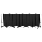Séparateur de pièce portable Hampden Furnishings collection Otis à 11 panneaux Noir