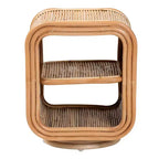 bali & pari Chevet en rotin naturel Bethari : Fait main, Piedestal, Aucun assemblage requis
