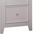 Acme Furniture Table de Chevet Lacey Blanche