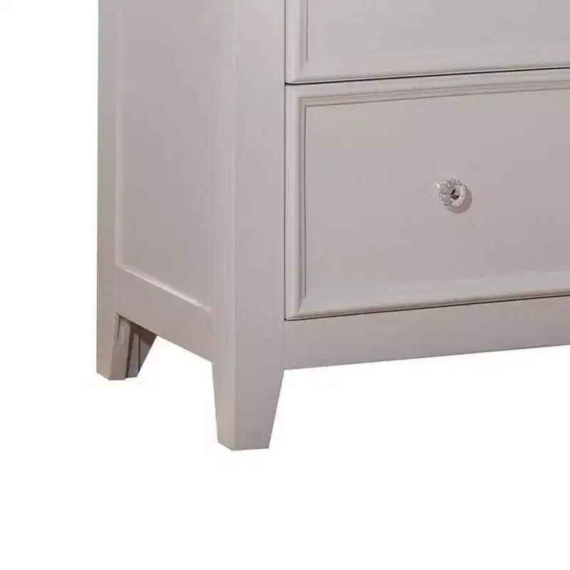 Acme Furniture Table de Chevet Lacey Blanche