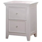 Acme Furniture Table de Chevet Lacey Blanche