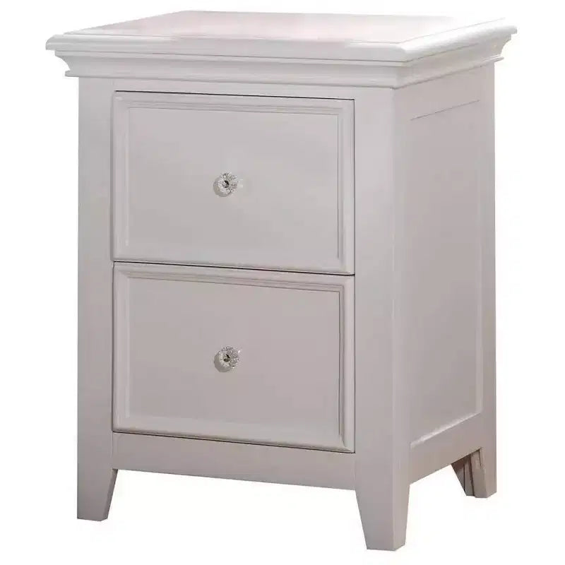 Acme Furniture Table de Chevet Lacey Blanche