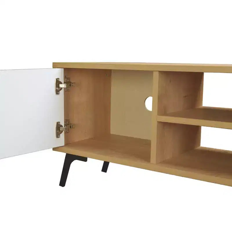 Meuble TV Niche pour TV jusqu'à 70" Chêne Clair