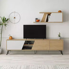 Meuble TV Niche pour TV jusqu'à 70" Chêne Clair
