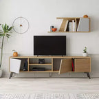 Meuble TV Niche pour TV jusqu'à 70" Chêne Clair
