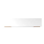 Meuble TV Utopia 70,47" pour téléviseurs jusqu'à 65" Blanc Brillant/Crème Érable - Manhattan Comfort : Console Moderne avec Rangement