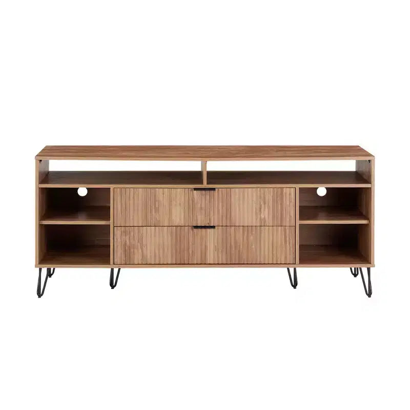 Manhattan Comfort 63" Dumbo TV Stand for TVs up to 60" Golden Brown