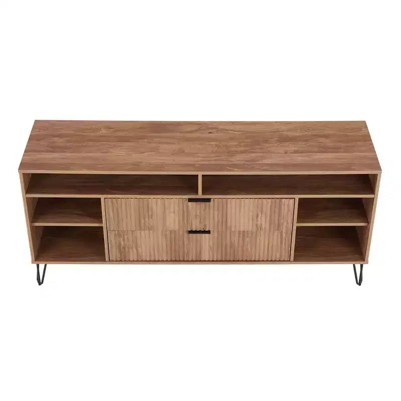 Meuble TV Dumbo Manhattan Comfort de 63 po pour téléviseurs jusqu'à 60 po, brun doré