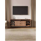 Meuble TV Dumbo Manhattan Comfort de 63 po pour téléviseurs jusqu'à 60 po, brun doré