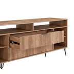 Meuble TV Dumbo Manhattan Comfort de 63 po pour téléviseurs jusqu'à 60 po, brun doré