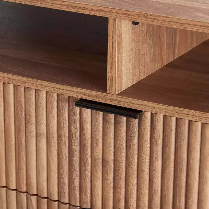 Meuble TV Dumbo Manhattan Comfort de 63 po pour téléviseurs jusqu'à 60 po, brun doré