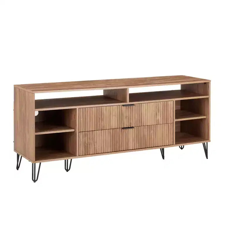 Meuble TV Dumbo Manhattan Comfort de 63 po pour téléviseurs jusqu'à 60 po, brun doré