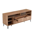 Meuble TV Dumbo Manhattan Comfort de 63 po pour téléviseurs jusqu'à 60 po, brun doré