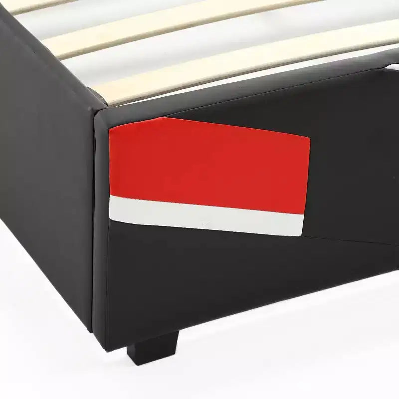 Lit Gamer Twin Orion Esports avec Support TV pour Téléviseurs jusqu'à 32" Noir/Rouge - X Rocker