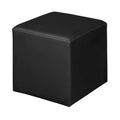 Justin Square Ottoman Black - Regency