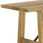 Banc industriel en bois massif naturel WyndenHall 47" Jake