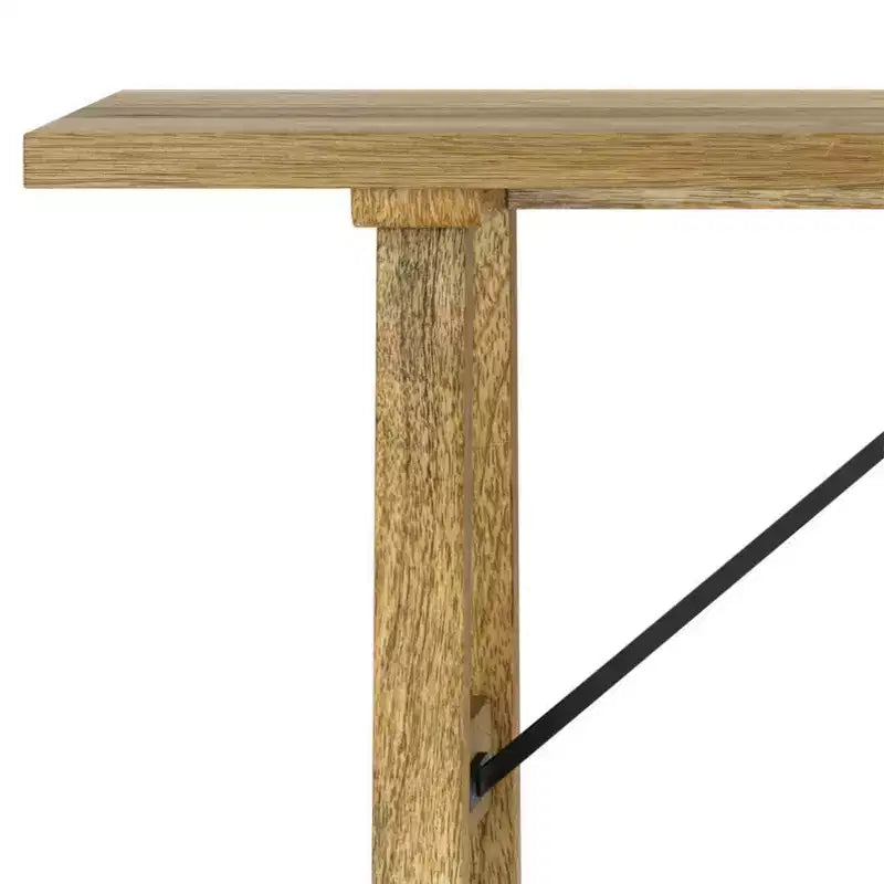 Banc industriel en bois massif naturel WyndenHall 47" Jake
