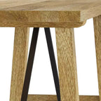 Banc industriel en bois massif naturel WyndenHall 47" Jake
