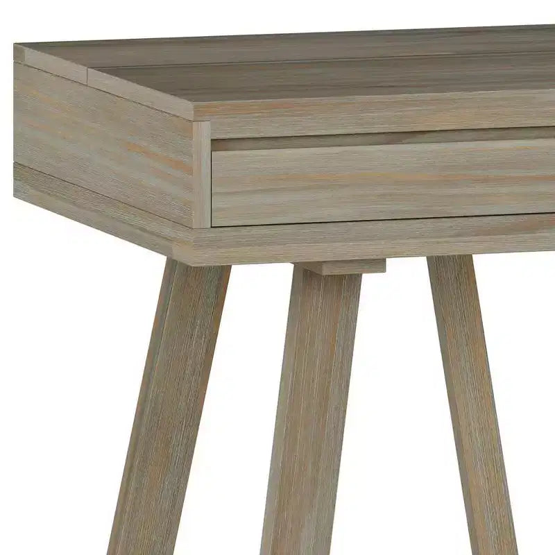 Bureau rabattable Atkins Gris vieilli - Wyndenhall