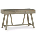 Bureau rabattable Atkins Gris vieilli - Wyndenhall